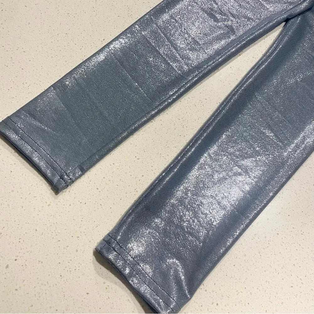 Old Navy Metallic Periwinkle Blue Leggings